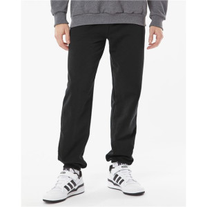 Pocketed Sweatpants with Elastic Cuffs