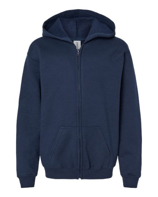 Youth Heavy Blend™ Full-Zip Hooded Sweatshirt