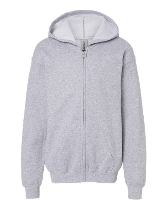 Youth Heavy Blend™ Full-Zip Hooded Sweatshirt