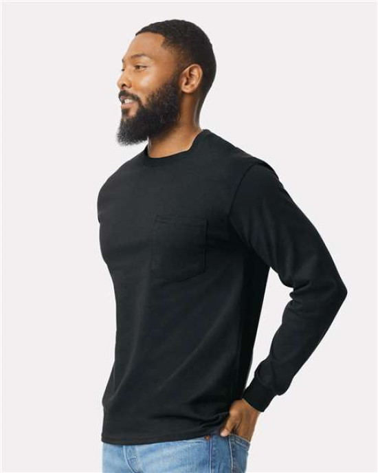 Unisex Ultra Cotton® Long Sleeve Pocket T-Shirt