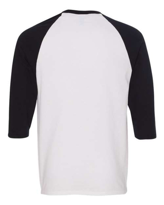 Unisex Heavy Cotton™ Raglan Three-Quarter Sleeve T-Shirt