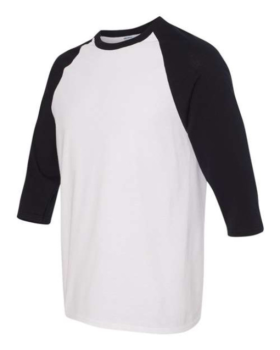 Unisex Heavy Cotton™ Raglan Three-Quarter Sleeve T-Shirt