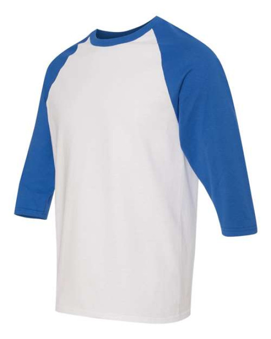 Unisex Heavy Cotton™ Raglan Three-Quarter Sleeve T-Shirt