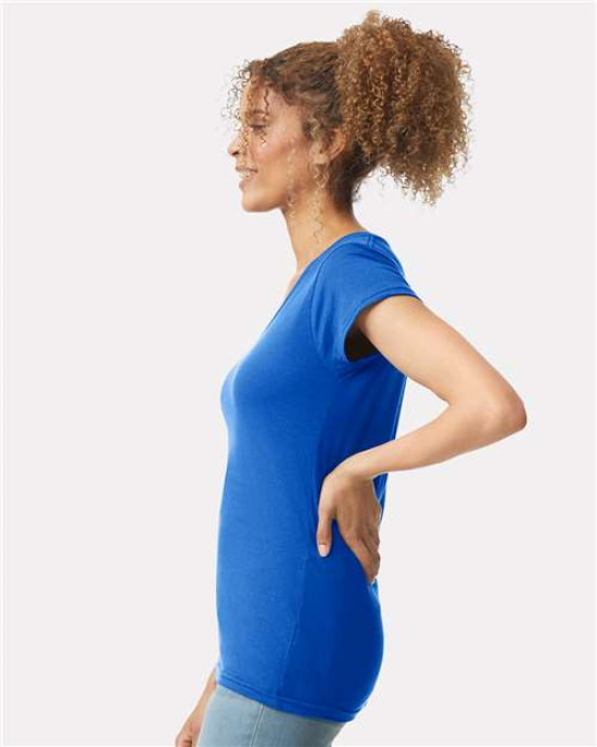 Women's Softstyle® V-Neck T-Shirt