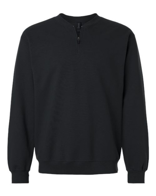 Unisex Softstyle® Midweight 1/4 Zip Sweatshirt
