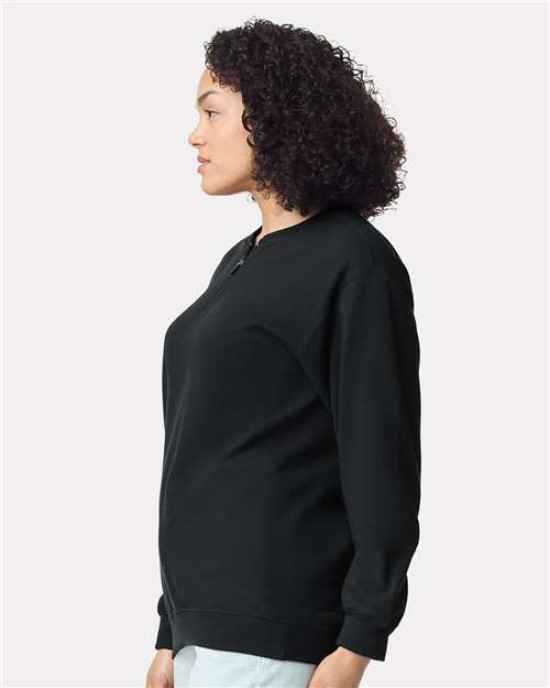 Unisex Softstyle® Midweight 1/4 Zip Sweatshirt