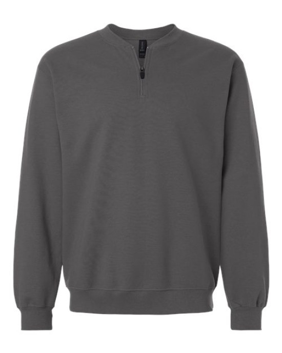Unisex Softstyle® Midweight 1/4 Zip Sweatshirt