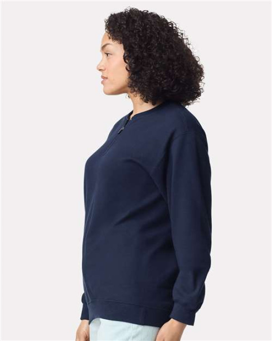 Unisex Softstyle® Midweight 1/4 Zip Sweatshirt