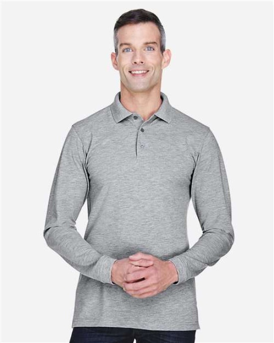 Men's Easy Blend™ Long Sleeve Polo