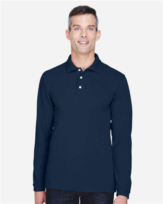 Men's Easy Blend™ Long Sleeve Polo