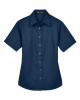 Women's Easy Blend™ Short Sleeve Twill Dress Shirt with Stain-Release