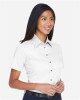 Women's Easy Blend™ Short Sleeve Twill Dress Shirt with Stain-Release