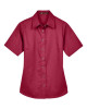Women's Easy Blend™ Short Sleeve Twill Dress Shirt with Stain-Release