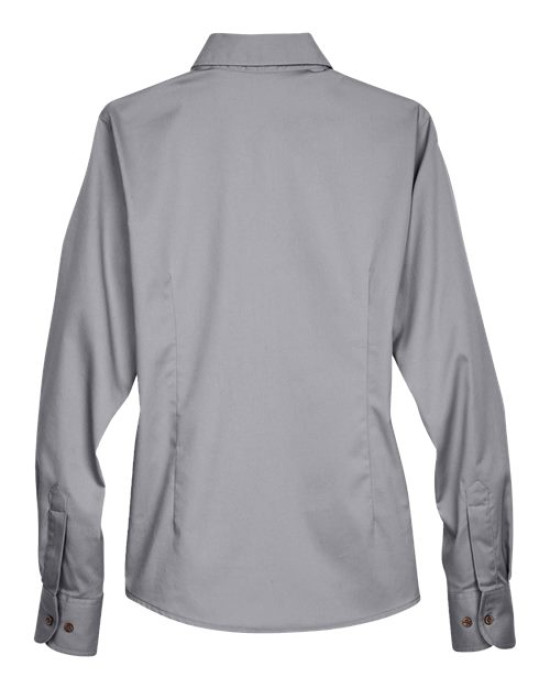 Women's Easy Blend™ Long Sleeve Twill Dress Shirt with Stain-Release