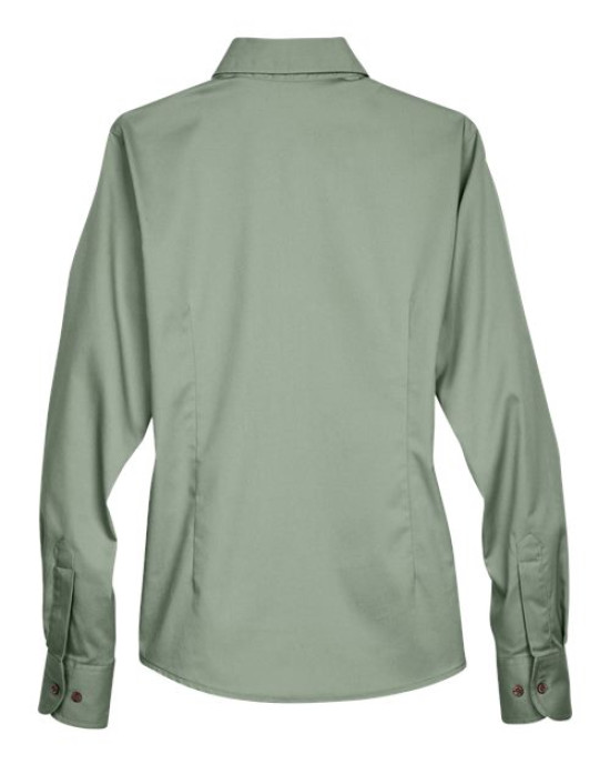 Women's Easy Blend™ Long Sleeve Twill Dress Shirt with Stain-Release