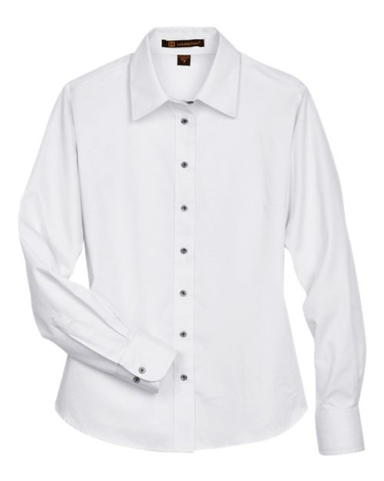 Women's Easy Blend™ Long Sleeve Twill Dress Shirt with Stain-Release