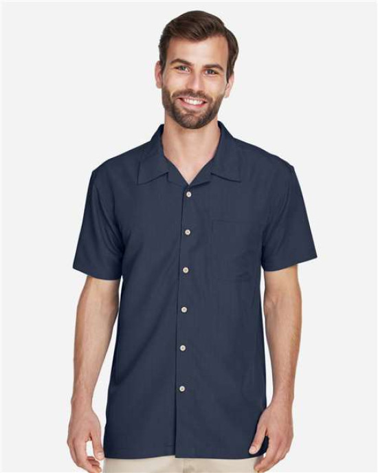 Men's Barbados Textured Camp Shirt