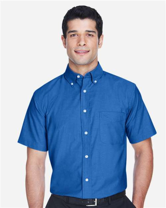 Men's Oxford Short Sleeve with Stain-Release