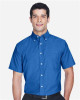 Men's Oxford Short Sleeve with Stain-Release