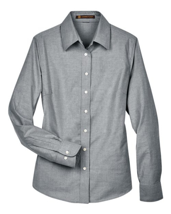 Women's Long Sleeve Oxford Dress Shirt