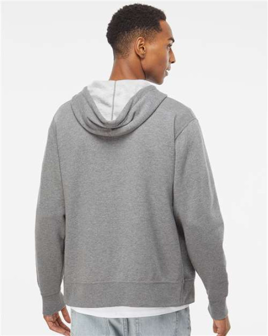 Unisex Lightweight Full-Zip Hooded Sweatshirt
