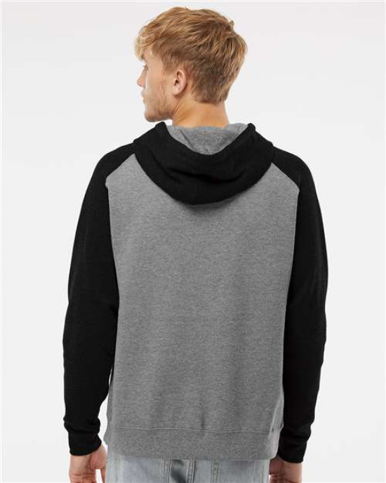 Unisex Raglan Hooded Sweatshirt
