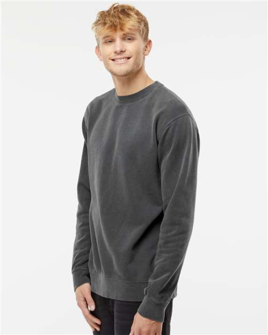 Unisex Midweight Pigment-Dyed Crewneck Sweatshirt