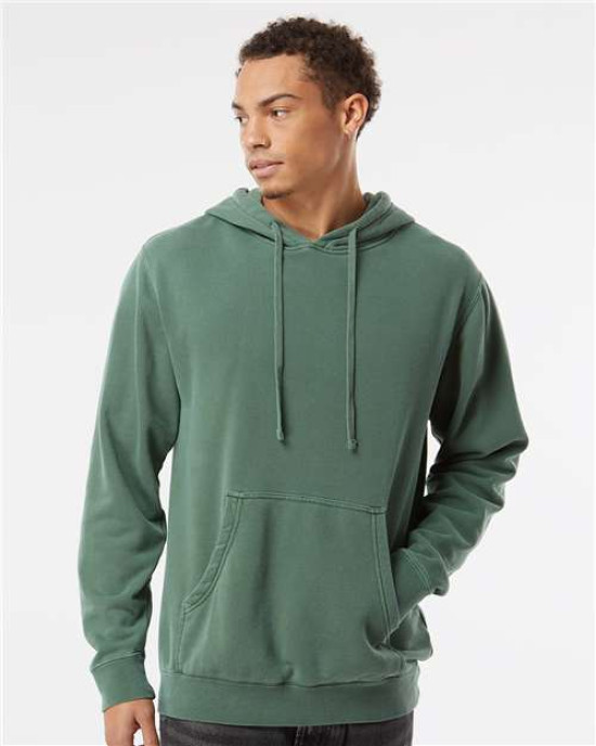 Unisex Midweight Pigment-Dyed Hooded Sweatshirt