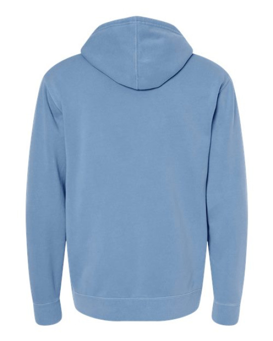 Unisex Midweight Pigment-Dyed Hooded Sweatshirt