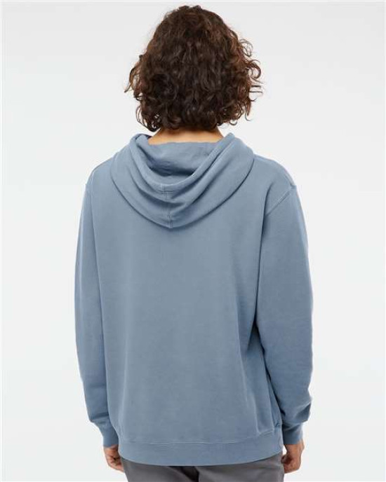 Unisex Midweight Pigment-Dyed Hooded Sweatshirt