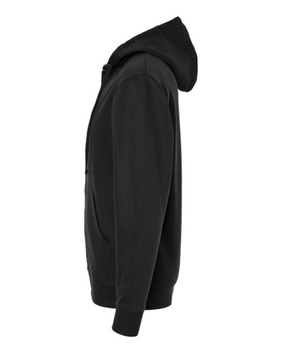 Unisex Midweight Full-Zip Hooded Sweatshirt