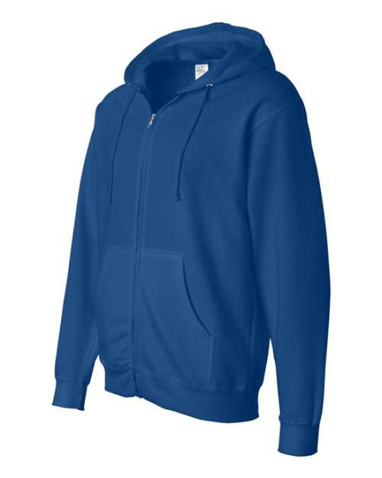 Unisex Midweight Full-Zip Hooded Sweatshirt