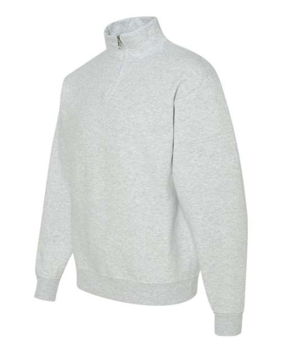 Unisex Nublend® Cadet Collar Quarter-Zip Sweatshirt