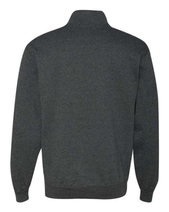Unisex Nublend® Cadet Collar Quarter-Zip Sweatshirt