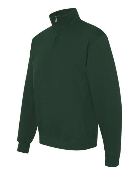 Unisex Nublend® Cadet Collar Quarter-Zip Sweatshirt