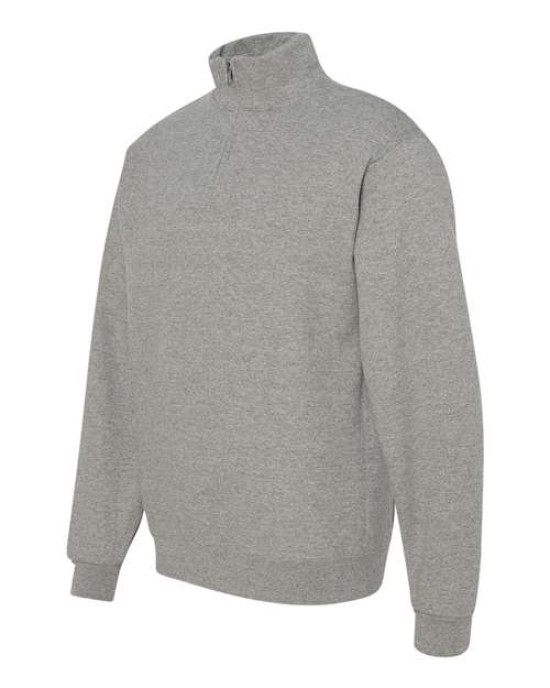 Unisex Nublend® Cadet Collar Quarter-Zip Sweatshirt