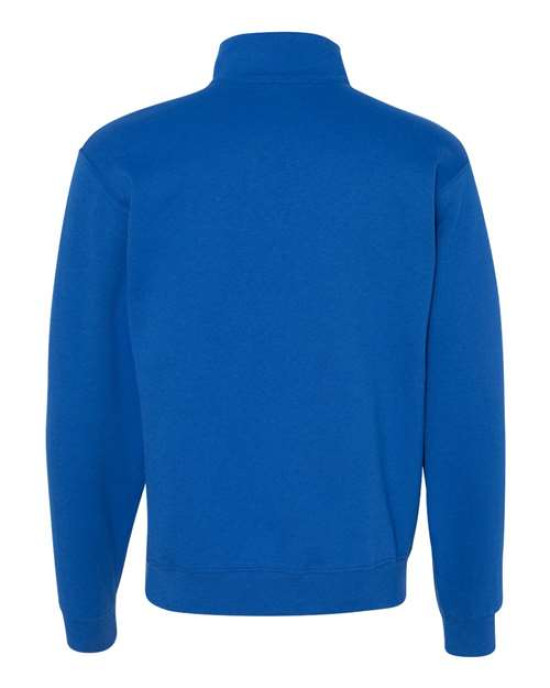 Unisex Nublend® Cadet Collar Quarter-Zip Sweatshirt
