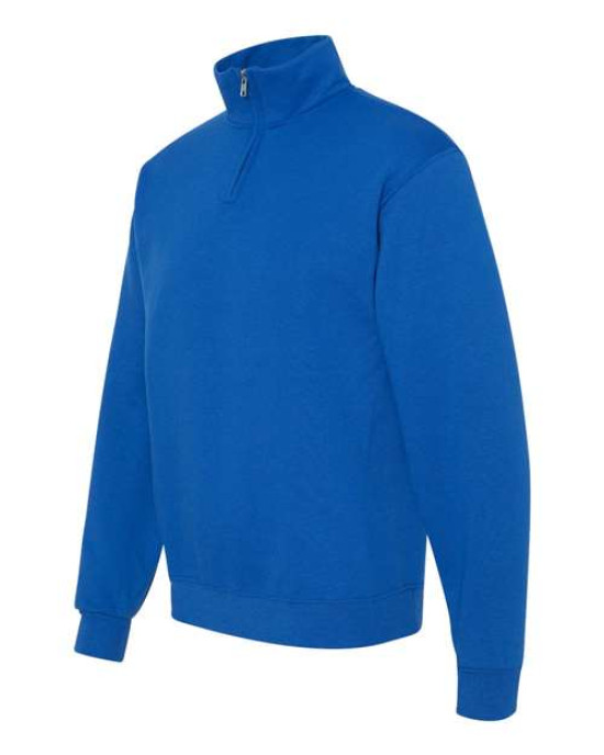 Unisex Nublend® Cadet Collar Quarter-Zip Sweatshirt