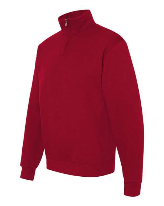 Unisex Nublend® Cadet Collar Quarter-Zip Sweatshirt