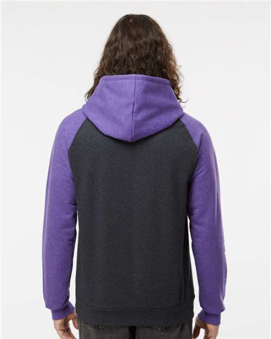 Fleece Raglan Hooded Sweatshirt