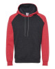 Fleece Raglan Hooded Sweatshirt