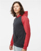 Fleece Raglan Hooded Sweatshirt