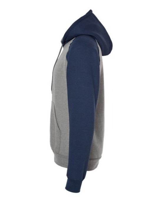Fleece Raglan Hooded Sweatshirt