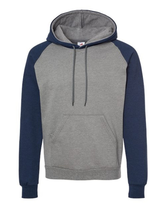 Fleece Raglan Hooded Sweatshirt