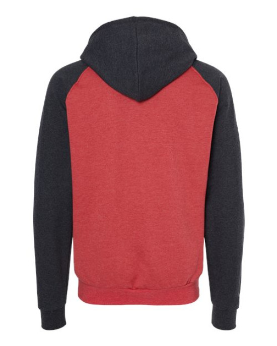 Fleece Raglan Hooded Sweatshirt
