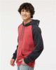 Fleece Raglan Hooded Sweatshirt