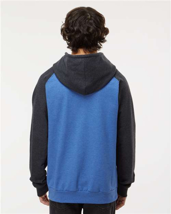 Fleece Raglan Hooded Sweatshirt