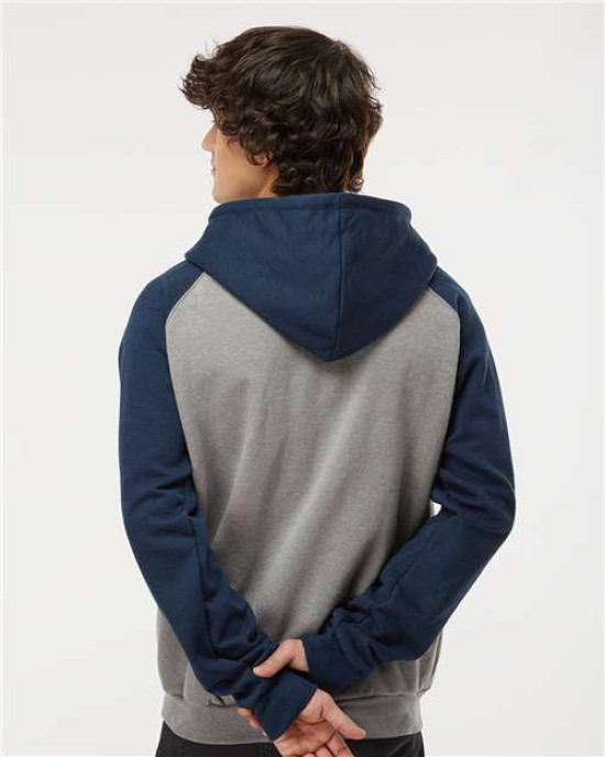 Fleece Raglan Hooded Full-Zip Sweatshirt