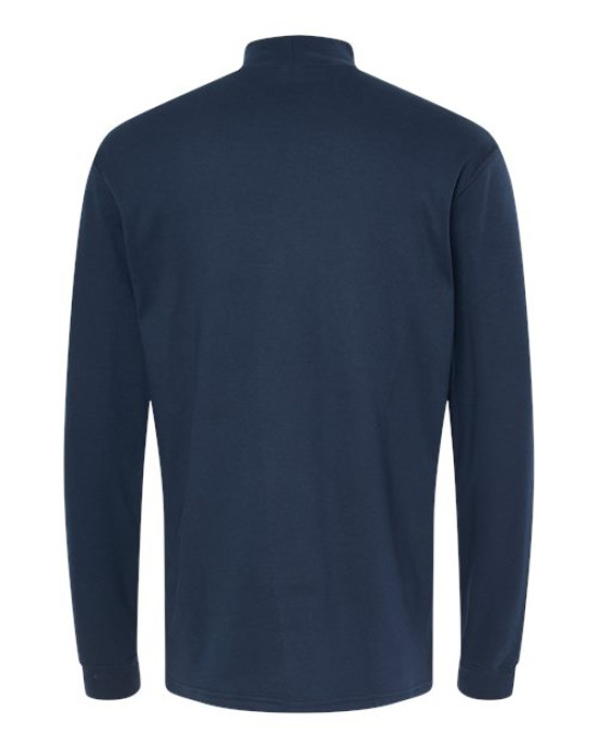 Jersey Interlock Mockneck Long Sleeve T-Shirt
