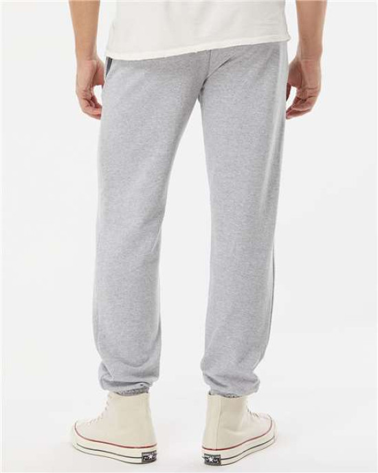 Pocketed Sweatpants with Elastic Cuffs